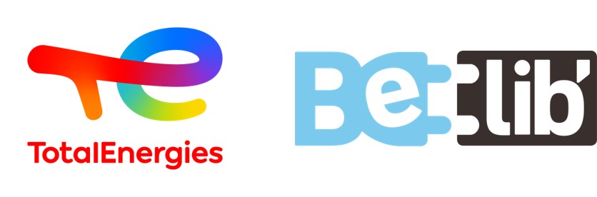 Belib et TotalEnergies logos