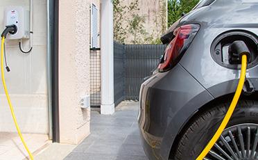 Charging an electric vehicle at home