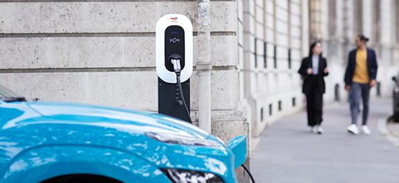 Charging terminal in a city